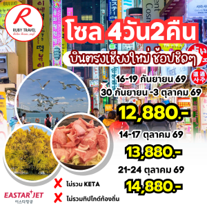 เกาหลี โซล 4วัน2คืน