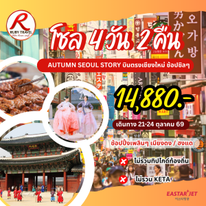 เกาหลี โซล SEP-OCT 4วัน2คืน