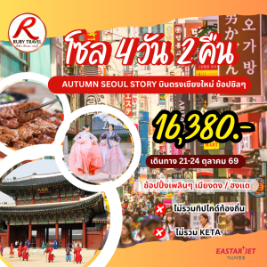 เกาหลี โซล OCT 4วัน2คืน