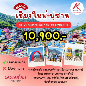 เกาหลี ปูซาน 4วัน2คืน