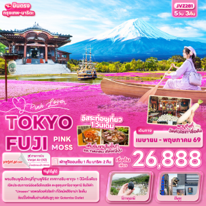 TOKYO FUJI PINK MOSS 5วัน3คืน