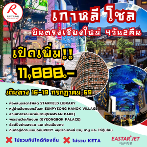 เกาหลี โซล 4วัน2คืน