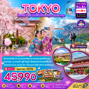 โตเกียว ฟูจิ ชมซากุระ 5วัน4คืน
